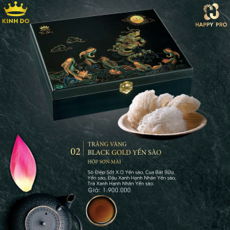 Kinh Đô - Trăng Vàng Black&Gold Yến Sào - Nhà phân phối Happy Pro