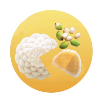 Kinh Đô - Bánh trung thu dẻo Hạt sen hạt dưa 0 trứng 230g - Nhà phân phối Happy pro