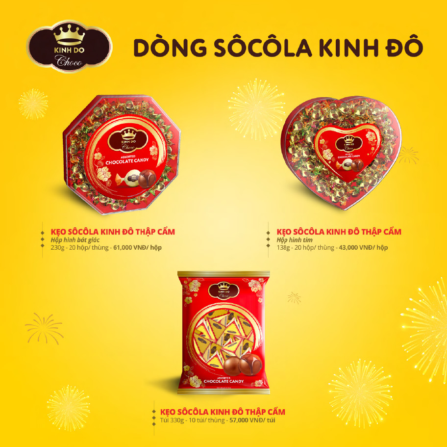 Tết 2024 - Kẹo Socola Kinh Đô - Nhà phân phối Kinh Đô