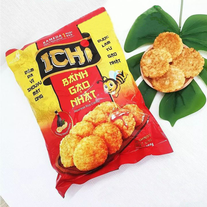 Bánh gạo Nhật Ichi vị Shouyu mật ong - Nhà phân phối Happy Pro